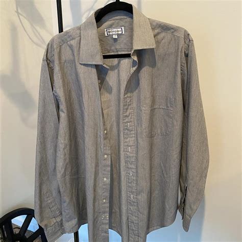 yves saint laurent grey shirt|yves saint laurent designer.